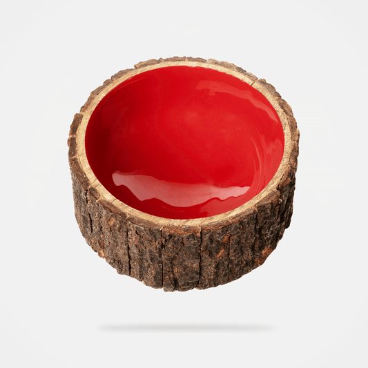 🐶 Farmhouse Wood Dog Bowl – BPA-Free, Non-Slip & Stylish Pet Dish