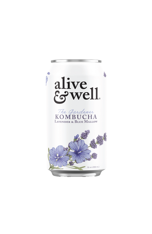Alive & Well Kombucha - Lavender & Blue Mallow (6pk)