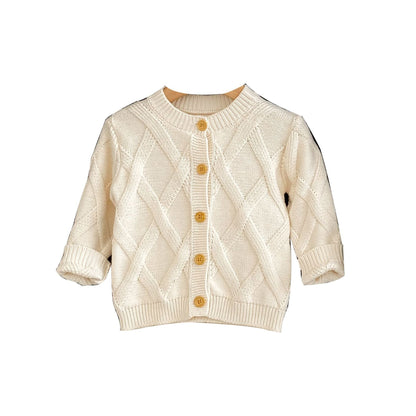 Baby Girl Knitted Cardigan With Pants Sets